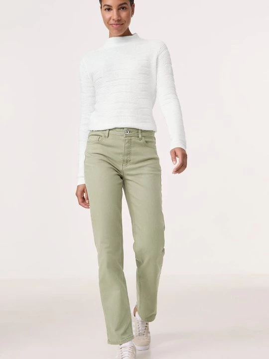 Foto van product Straight leg jeans Taifun groen