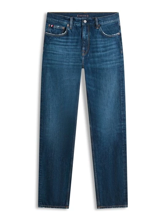 Foto van product Straight leg jeans Tommy Hilfiger donkerblauw denim