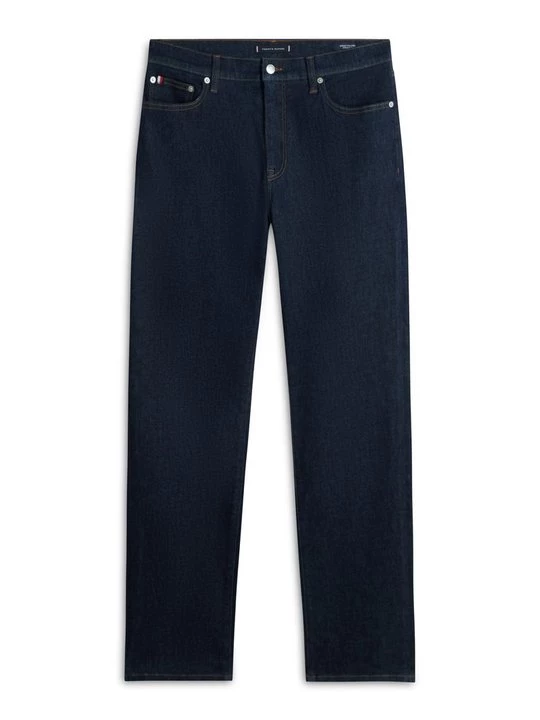 Foto van product Straight leg jeans Tommy Hilfiger donkerblauw denim