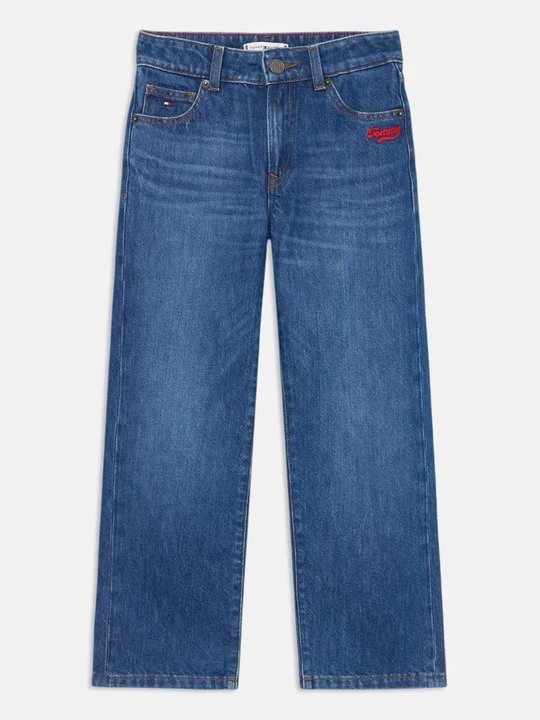Foto van product Straight leg jeans Tommy Hilfiger donkerblauw denim