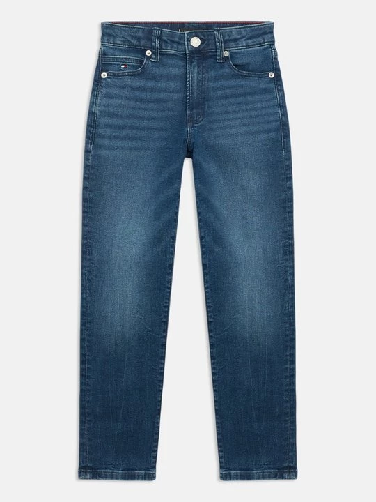Foto van product Straight leg jeans Tommy Hilfiger donkerblauw denim