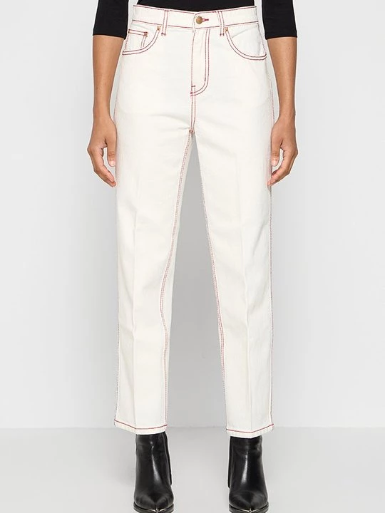 Foto van product Straight leg jeans Tory Burch wit