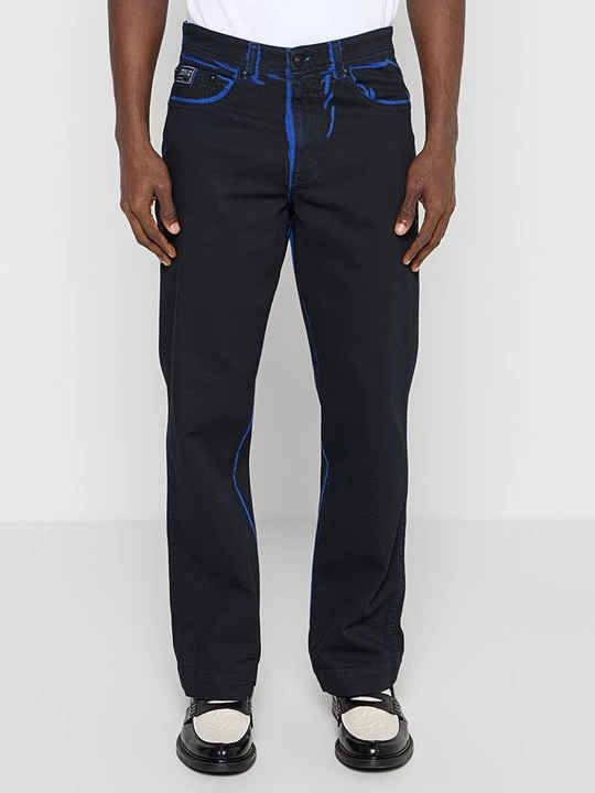 Foto van product Straight leg jeans Versace Jeans Couture donkerblauw