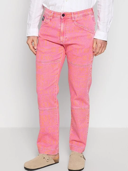 Foto van product Straight leg jeans Versace Jeans Couture donkerroze