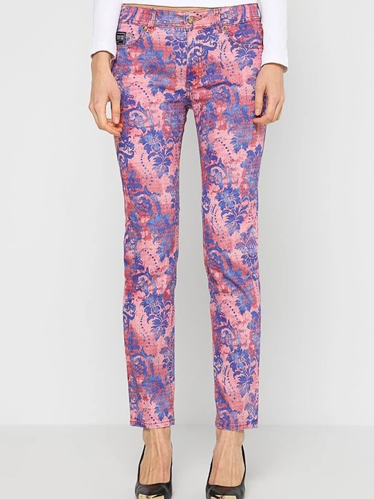 Foto van product Straight leg jeans Versace Jeans Couture donkerroze