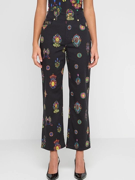 Foto van product Straight leg jeans Versace Jeans Couture zwart