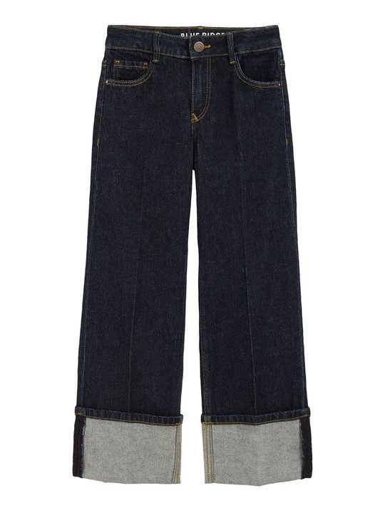 Foto van product Straight leg jeans WE Fashion donkerblauw denim