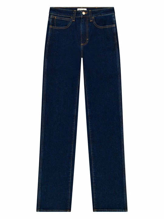 Foto van product Straight leg jeans Wrangler donkerblauw denim