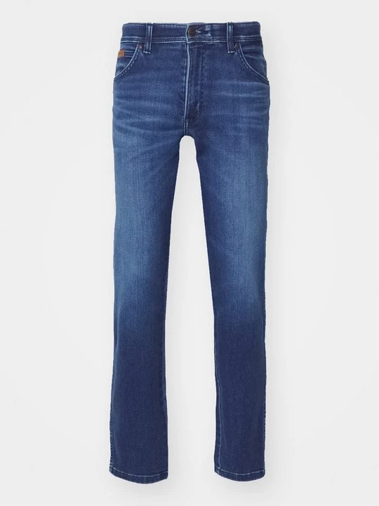 Foto van product Straight leg jeans Wrangler donkerblauw denim
