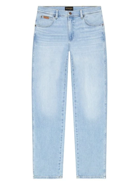 Foto van product Straight leg jeans Wrangler lichtblauw denim
