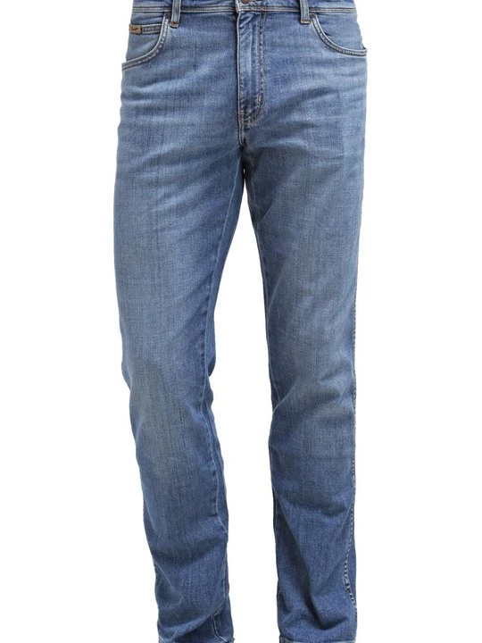 Foto van product Straight leg jeans Wrangler lichtblauw denim