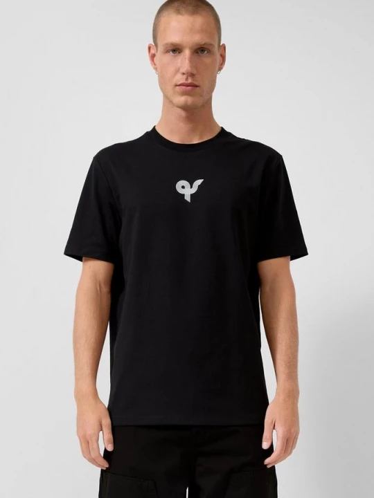 Foto van product Straten T-shirt met print QS zwart
