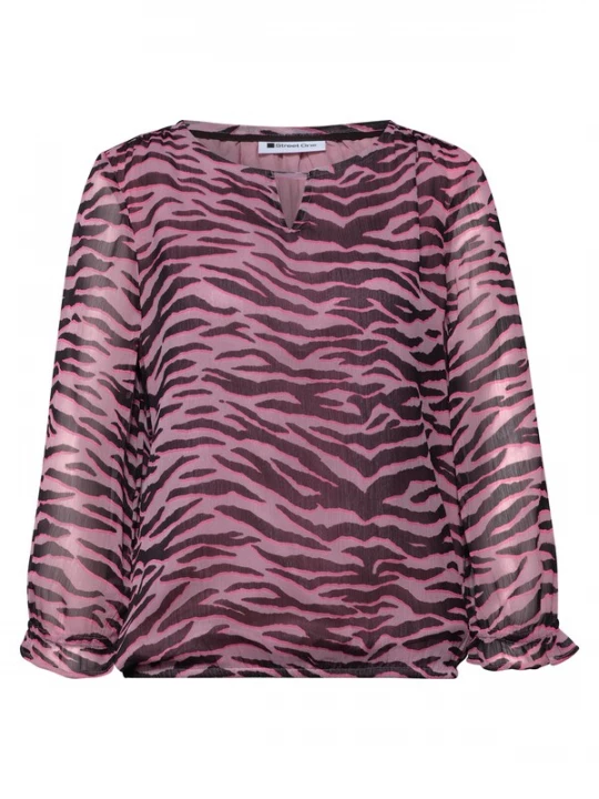 Foto van product STREET ONE Blouse donkerlila / pink / oudroze