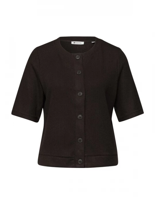 Foto van product STREET ONE Gebreid vest chocoladebruin