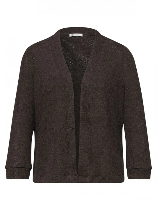 Foto van product STREET ONE Gebreid vest donkerbruin