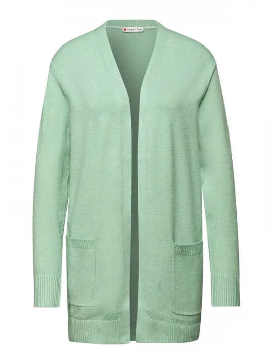 Foto van product STREET ONE Gebreid vest mintgroen