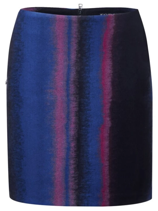 Foto van product STREET ONE Rok donkerblauw / fuchsia / roodviolet / zwart