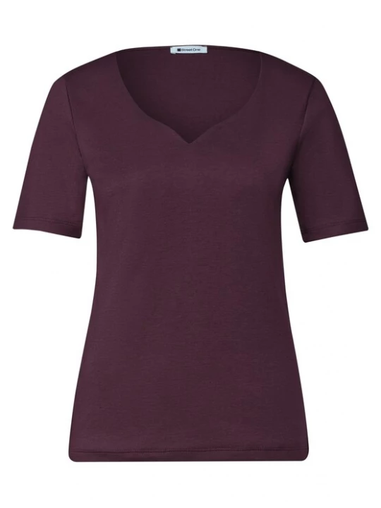 Foto van product STREET ONE Shirt 'Ada' wijnrood