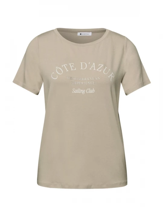 Foto van product STREET ONE Shirt beige / wit