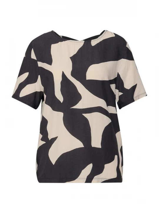 Foto van product STREET ONE Shirt beige / zwart