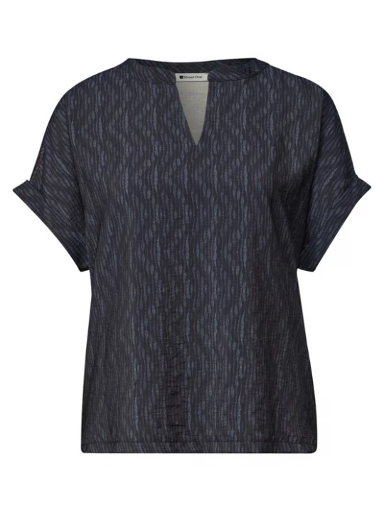 Foto van product STREET ONE Shirt duifblauw / donkerblauw