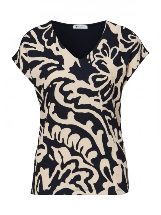 Foto van product STREET ONE Shirt ecru / navy