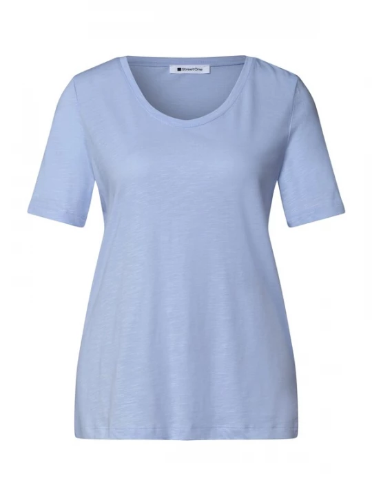 Foto van product STREET ONE Shirt lichtblauw