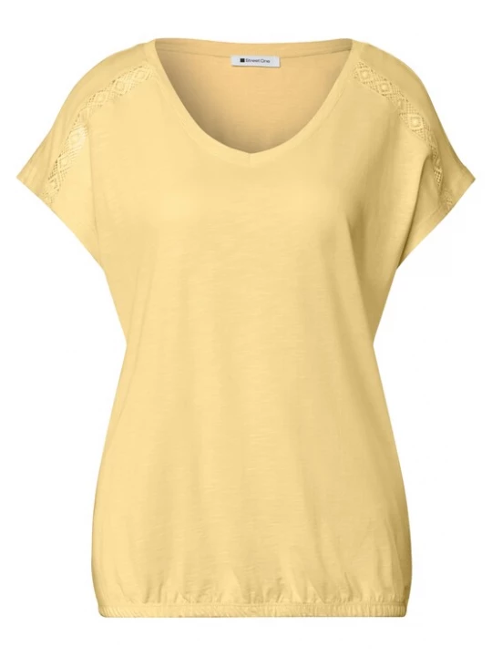Foto van product STREET ONE Shirt lichtgeel