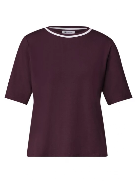 Foto van product STREET ONE Shirt magenta / wit