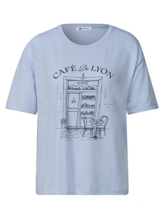 Foto van product STREET ONE Shirt marine / lichtblauw