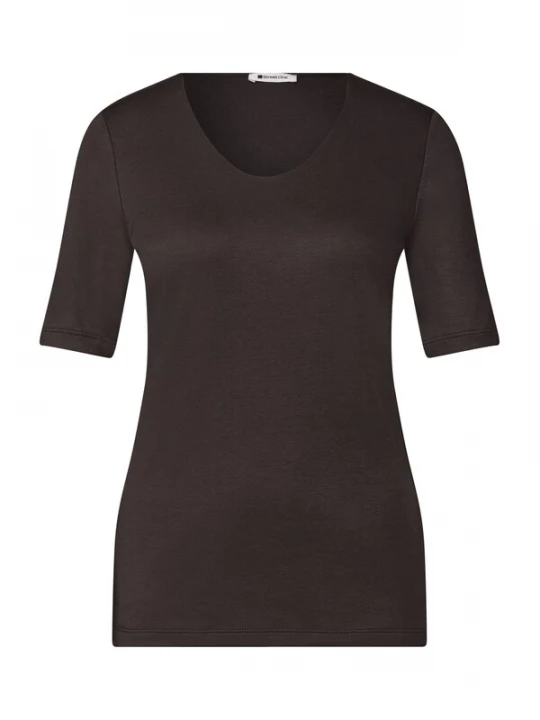 Foto van product STREET ONE Shirt 'Palmira' zwart