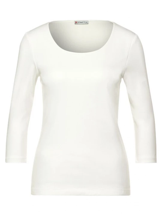 Foto van product STREET ONE Shirt 'Pania' offwhite