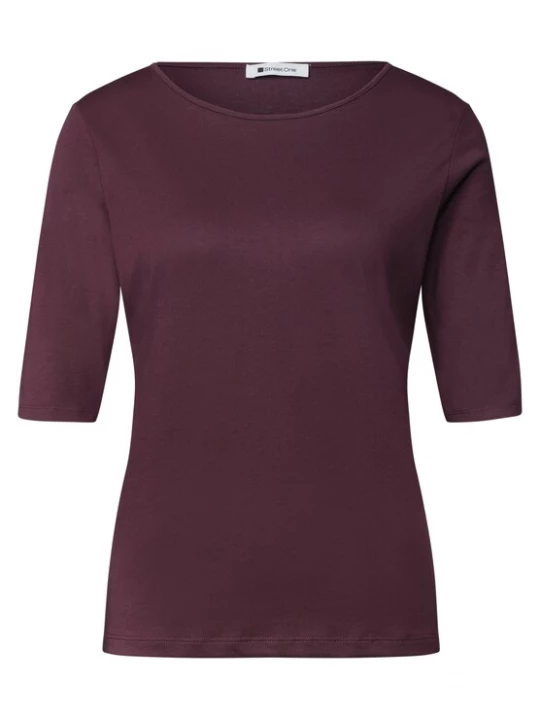 Foto van product STREET ONE Shirt wijnrood