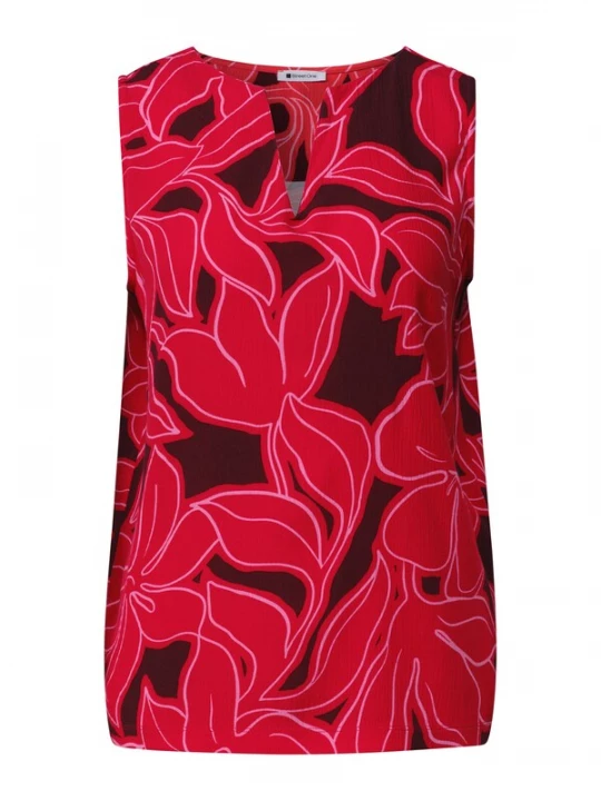 Foto van product STREET ONE Top lichtroze / rood / bordeaux