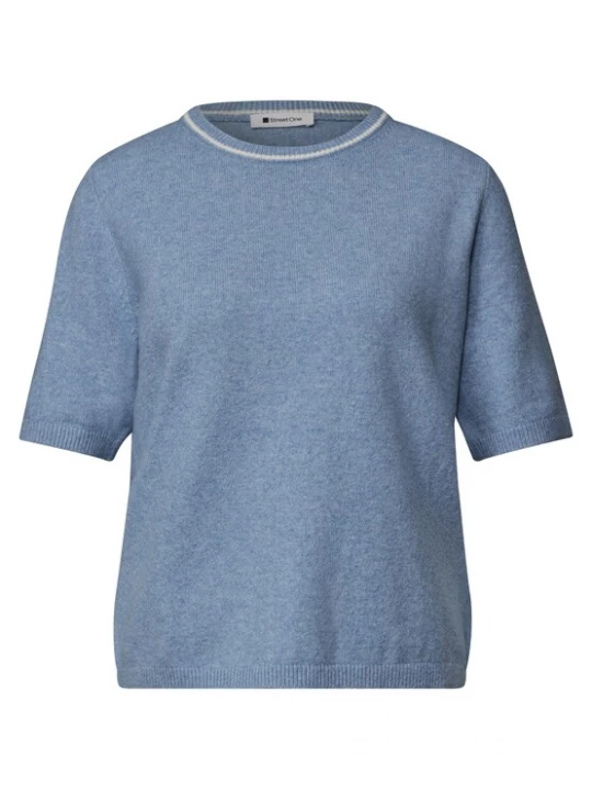 Foto van product STREET ONE Trui blauw gemêleerd