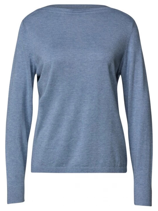 Foto van product STREET ONE Trui blauw gemêleerd