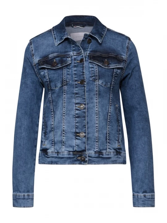 Foto van product STREET ONE Tussenjas blauw denim