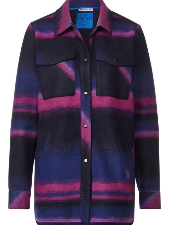 Foto van product STREET ONE Tussenjas donkerblauw / pink / zwart