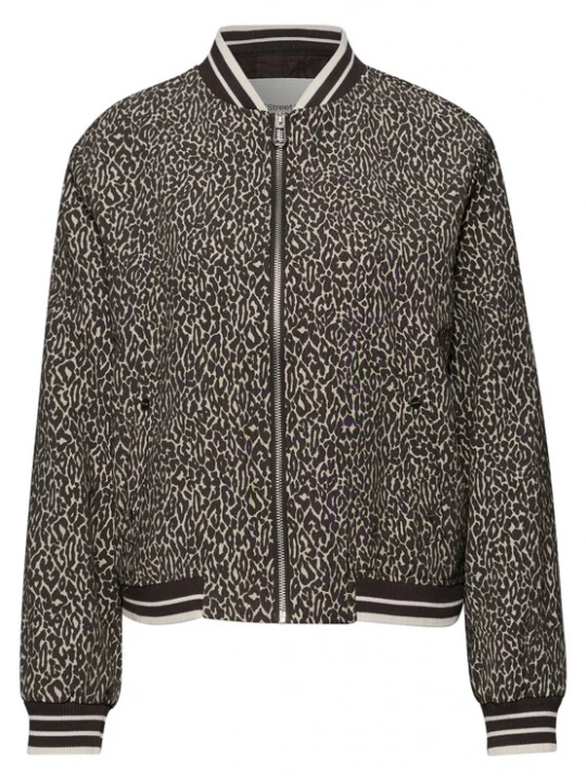 Foto van product STREET ONE Tussenjas 'Leo' cappuccino / donkerbruin / wit