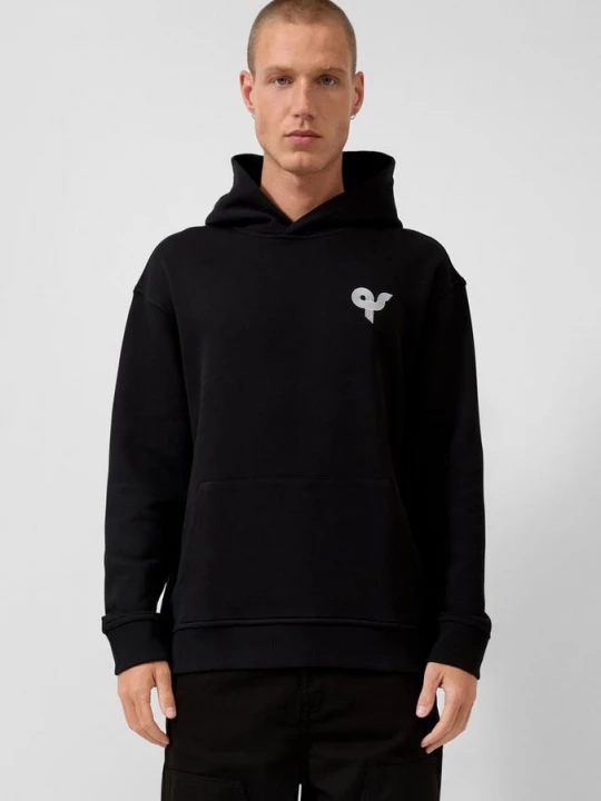 Foto van product Streets hoodie met print QS zwart