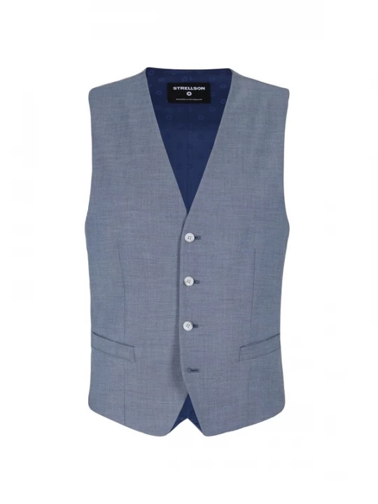 Foto van product STRELLSON Gilet blauw gemêleerd