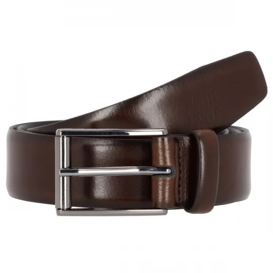 Foto van product STRELLSON Riem donkerbruin / zilver