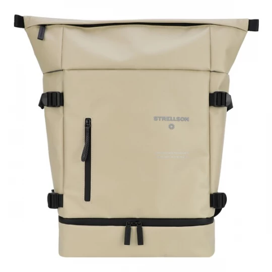 Foto van product STRELLSON Rugzak 'Stockwell 2.0 Sebastian' beige / grijs / zwart