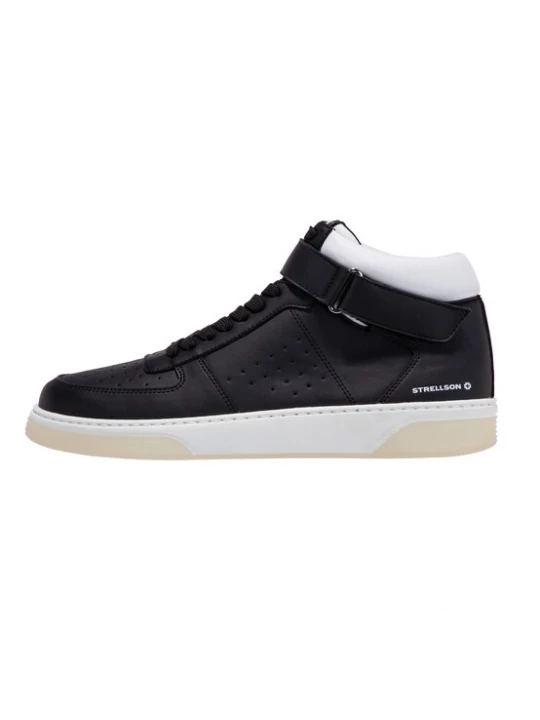 Foto van product STRELLSON Sneakers hoog 'Shoreditch Evans T' zwart / wit