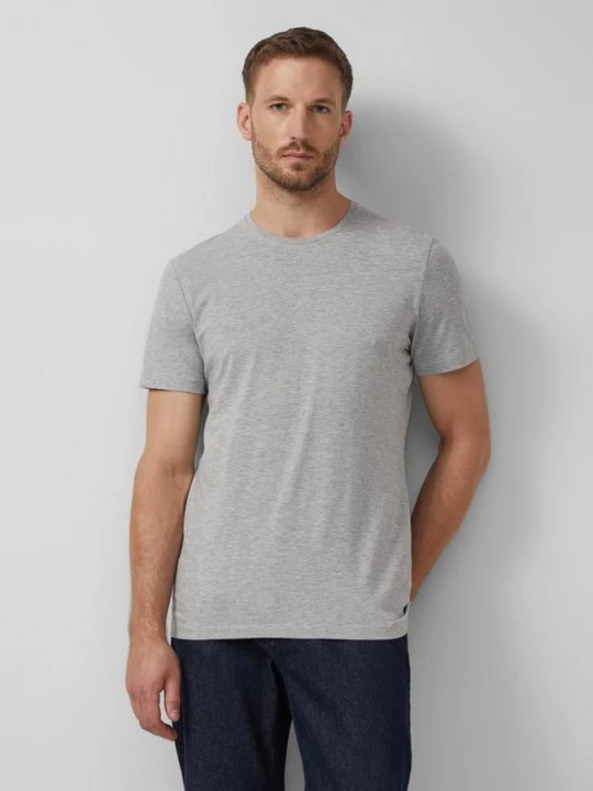Foto van product Stretch katoenen T-shirt s.Oliver grijs