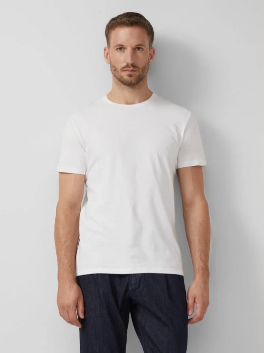 Foto van product Stretch katoenen T-shirt s.Oliver wit