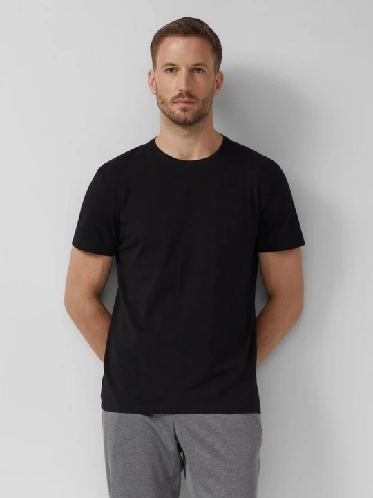 Foto van product Stretch katoenen T-shirt s.Oliver zwart