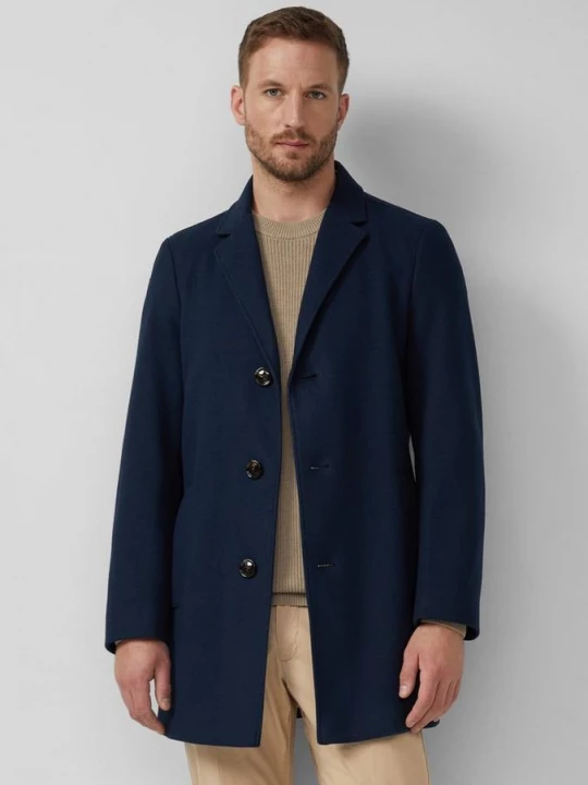 Foto van product Stretchjas in wollook s.Oliver blauw