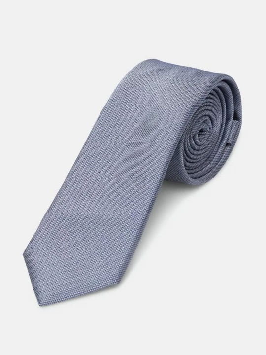 Foto van product Stropdas van jacquard met zijde s.Oliver blauw