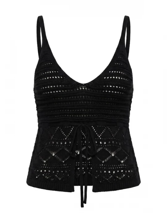 Foto van product studioselect Gebreide top 'Felice' zwart